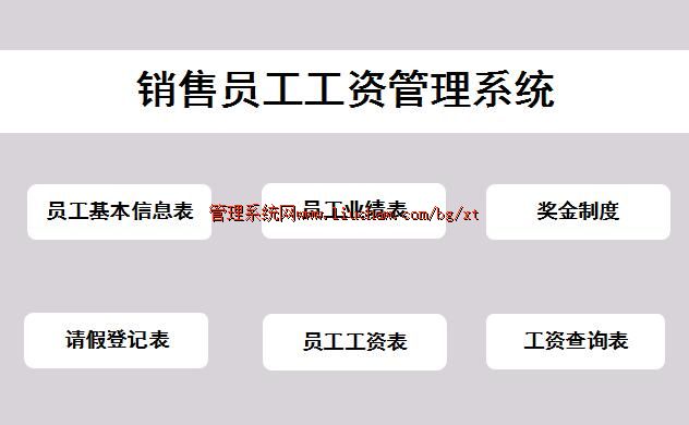 bg029工资管理系统 售50元 (销售员工工资)