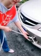 拖拉重物绳结-拖车结 好解开