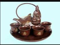 木鱼石茶具