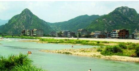 雁荡五虎山漂流.