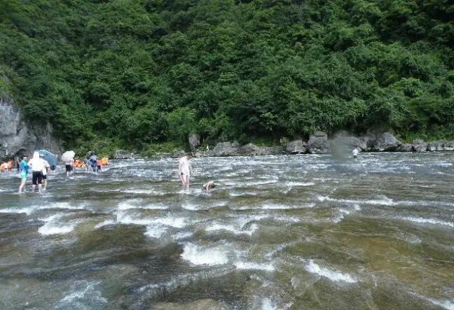 福建白水洋景区,