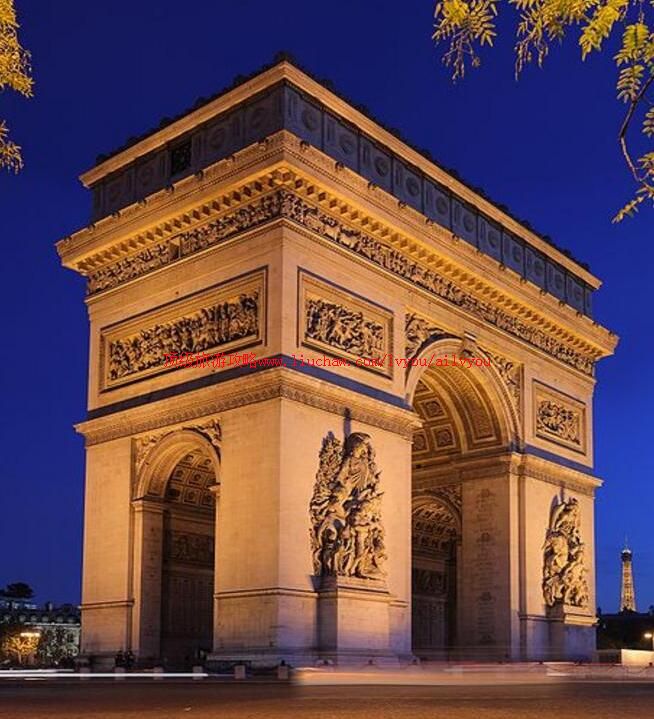 法国巴黎凯旋门旅游攻略