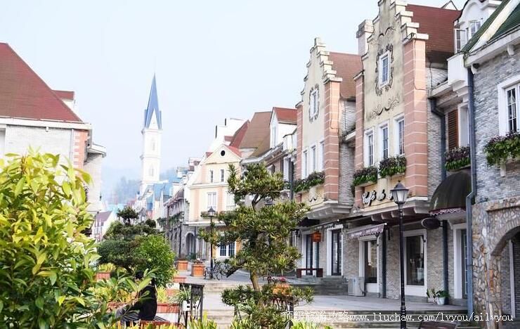 4A四川彭州白鹿中法风情小镇旅游攻略