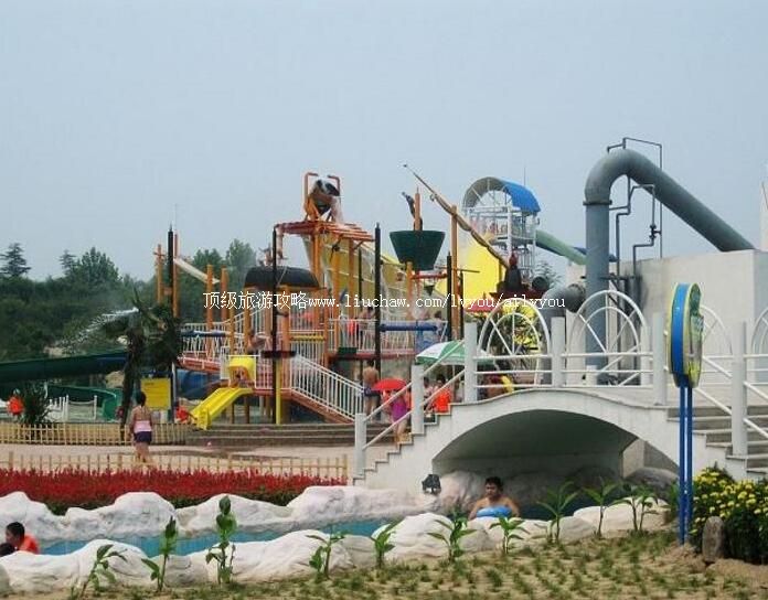 4A河南郑州丰乐农庄黄河谷马拉湾海浪浴场旅游攻略