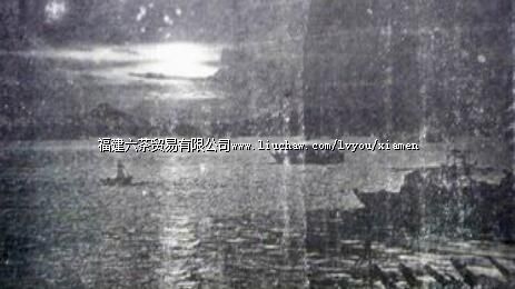 30年代厦门鼓浪屿间夜景