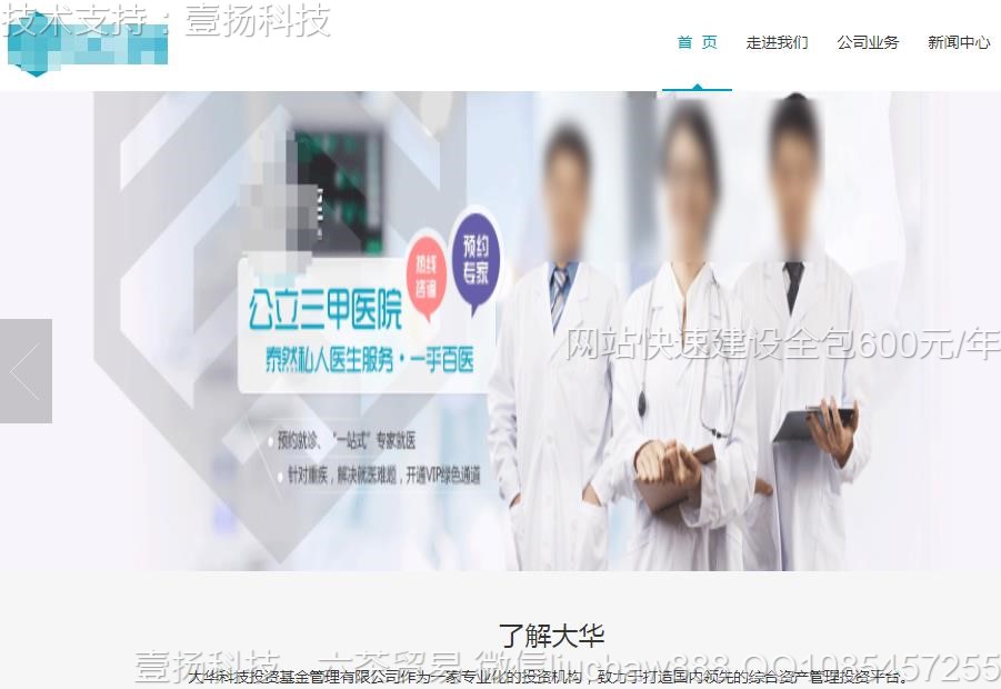 公司-投资基金管理公司网站模板2321moban