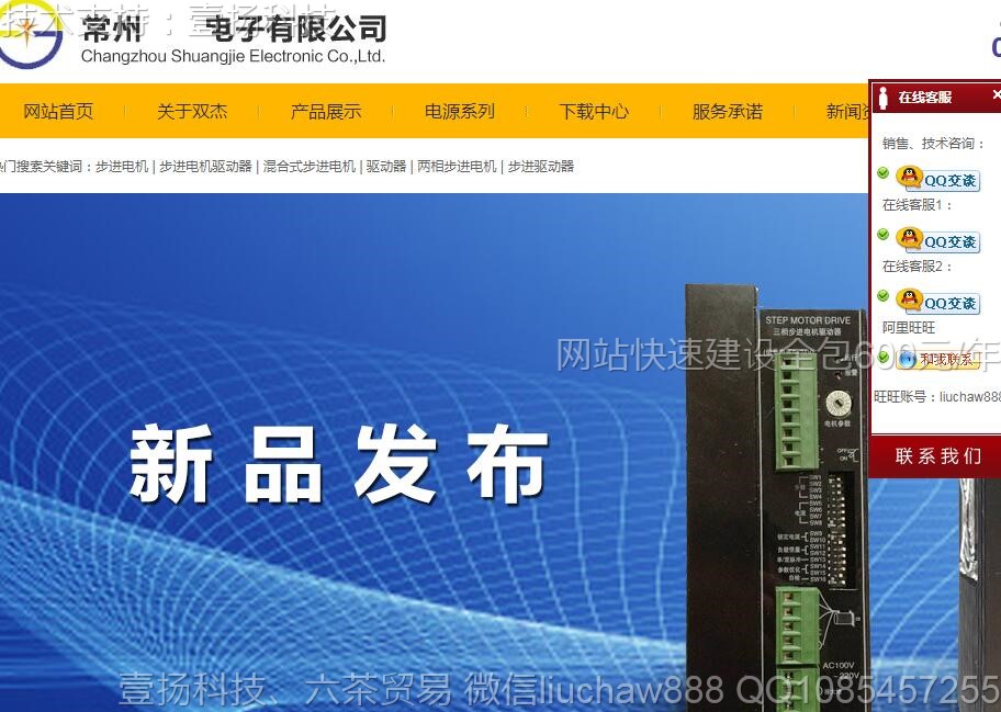 电子-电子公司网站模板0606moban