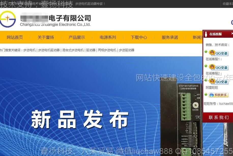 ����-���ӹ�˾��վģ��0507moban