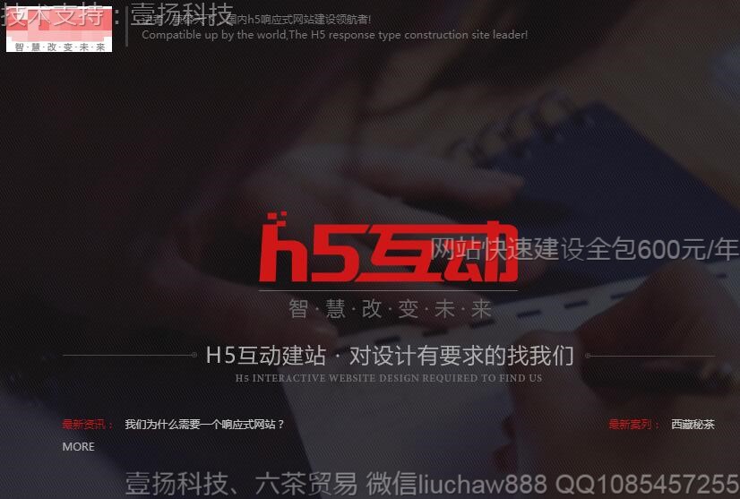 网站-网站设计公司页面模板2917moban