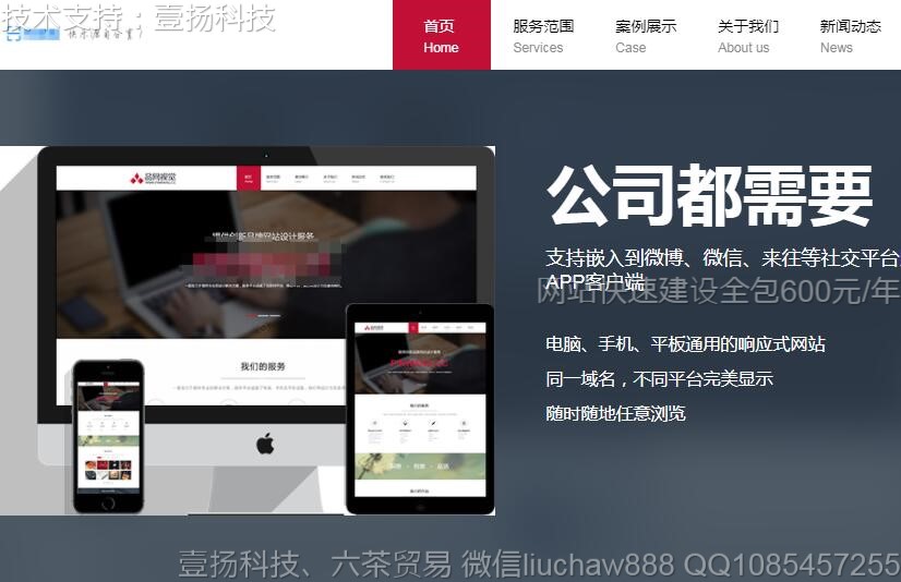 网站-品牌网站建设模板0117moban