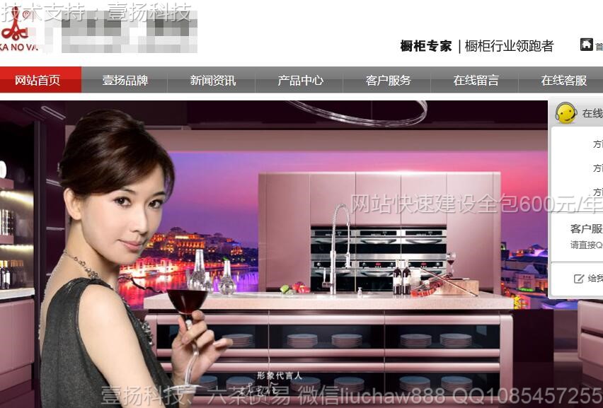 橱柜-橱柜品牌网站模板16521moban