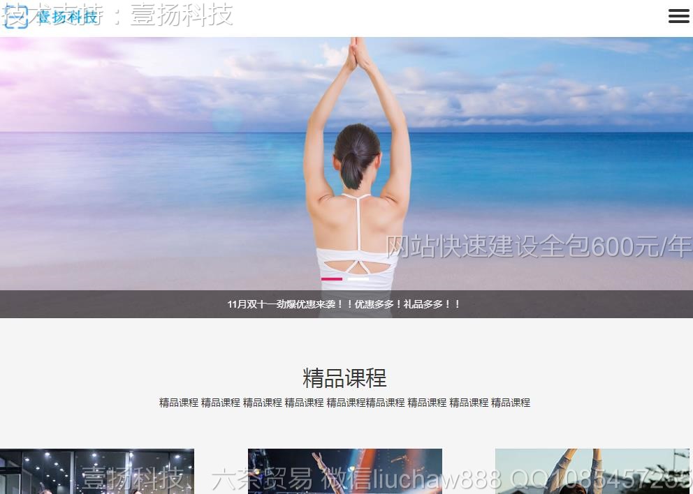 舞蹈-舞蹈教学网站页面模板04moban