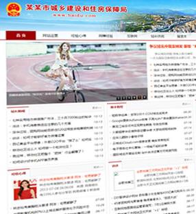 宽屏政府单位模板体验