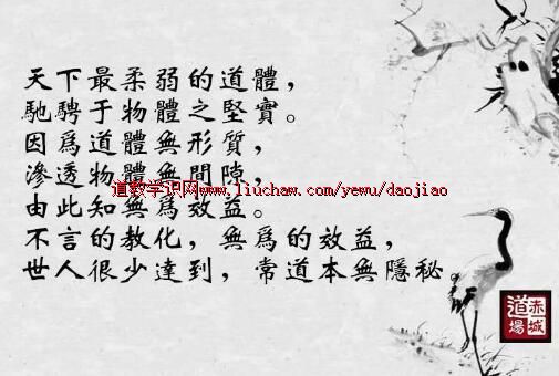 卢国龙教授讲《道德经》第四十三章