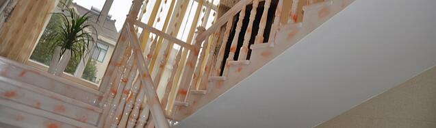 楼梯扶手装仿玉石的 好漂亮又高档