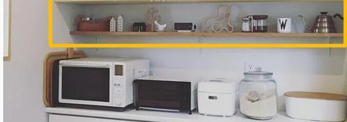 厨房的装修小细节 吊柜下加装隔板能储物又美观