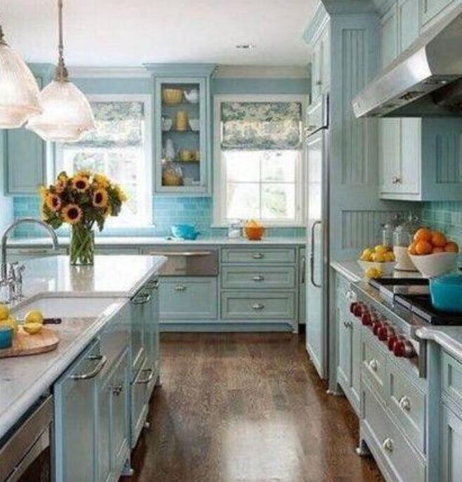 温馨的文艺厨房,原来长这个样子