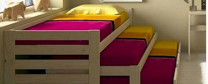 儿童房小就别傻傻的去买床 试试这种设计3个娃睡一间.