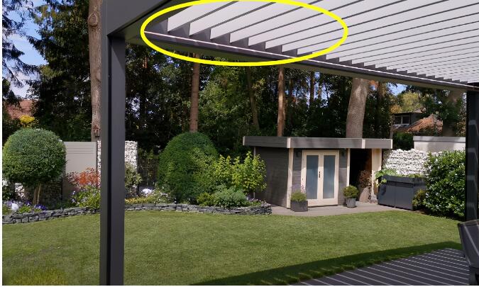 院子里的廊架的做法 双层顶遮阳隔热效果更好.