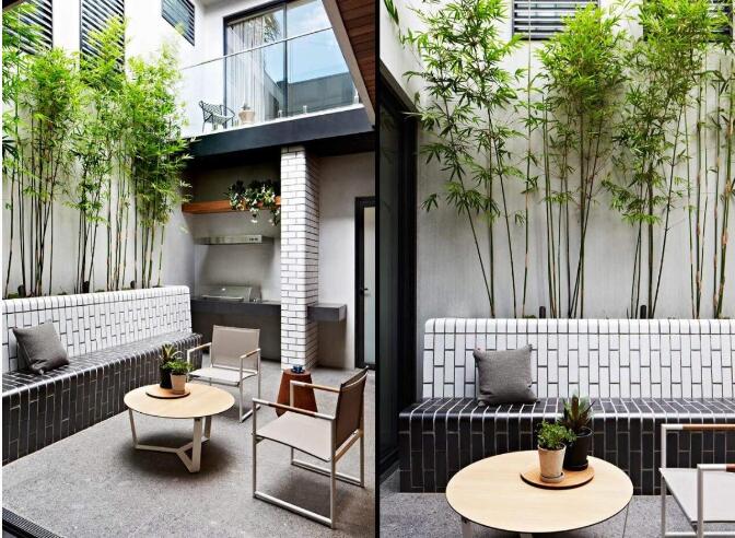 现在别墅都做下沉式设计 地下一层很亮还有阳光.