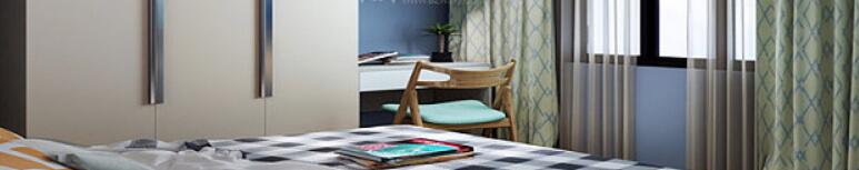 家里太小没有书房?在卧室衣柜里挤出一张书桌