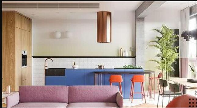 75平混搭风格高颜值小家 隐形门设计外人看不出来.