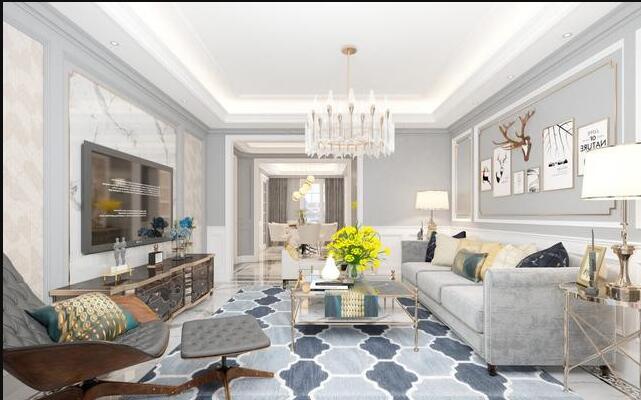 美呆了的小美式装修效果图 这案例是很好的借鉴