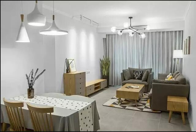 90ƽ3��2����ŷ���װ�� �ڰ׻���ɫ������Ȼ