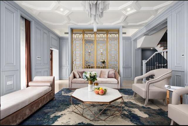 美式轻奢风新房装修设计 营造清新优雅而不失浪漫的家居情调