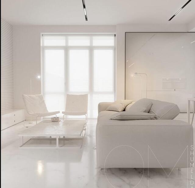 极简主义风格白色室内装饰设计 让人心旷神怡