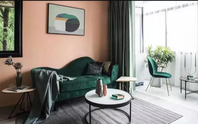 75㎡森系北欧风格装修,复古绿清新优雅,美呆了