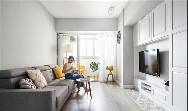 这套白色北欧风格家美出新高度 阳台超级美