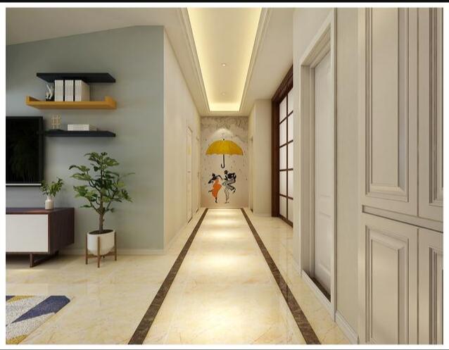 98㎡三居室斜顶设计 花11万打造现代简约风