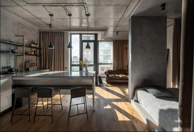 12万打造硬核工业风公寓 完工请父母参观遭痛批乱花钱