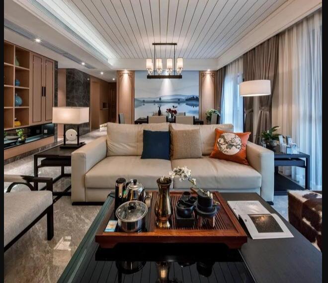 180㎡现代中式风装修 稳重又大方