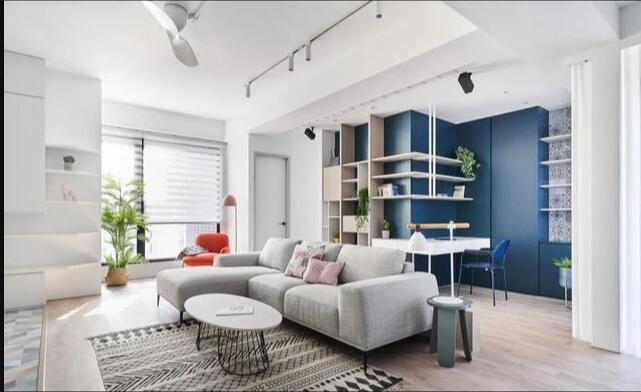 87㎡简约装修案例 简洁舒适+端庄优雅