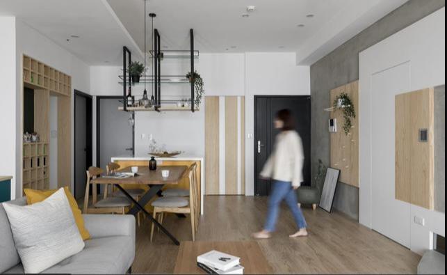 浅木+灰+白三色盐系风格 打造舒服的家