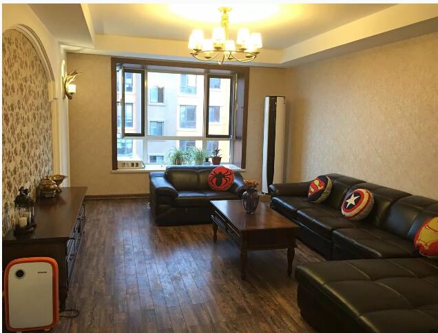 新美式装修效果图120平 花18万大气舒服!