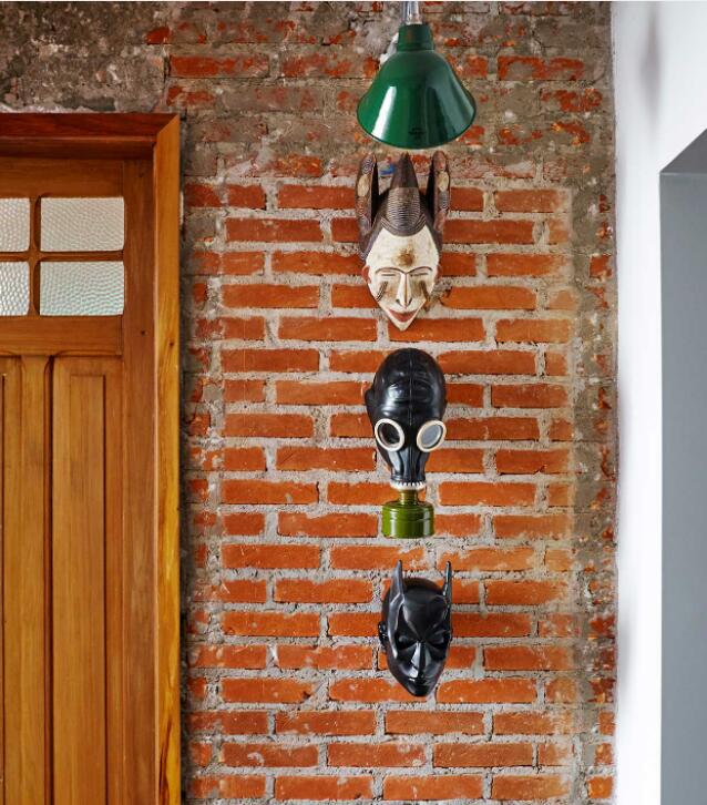 复古色现代简约风装修 头一回见这样的玄关!